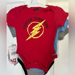 Justice League Onesie 3 pack